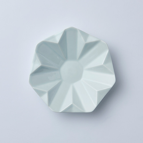 이영아 눈꽃 접시 블루 (18.5cm)